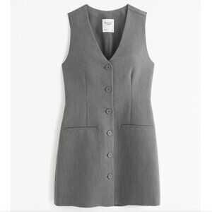 Grey Mini Vest Dress